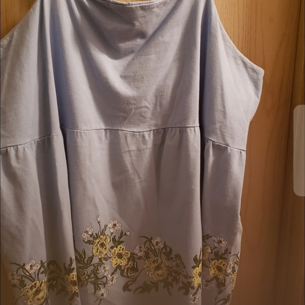 Light blue summer top 4X